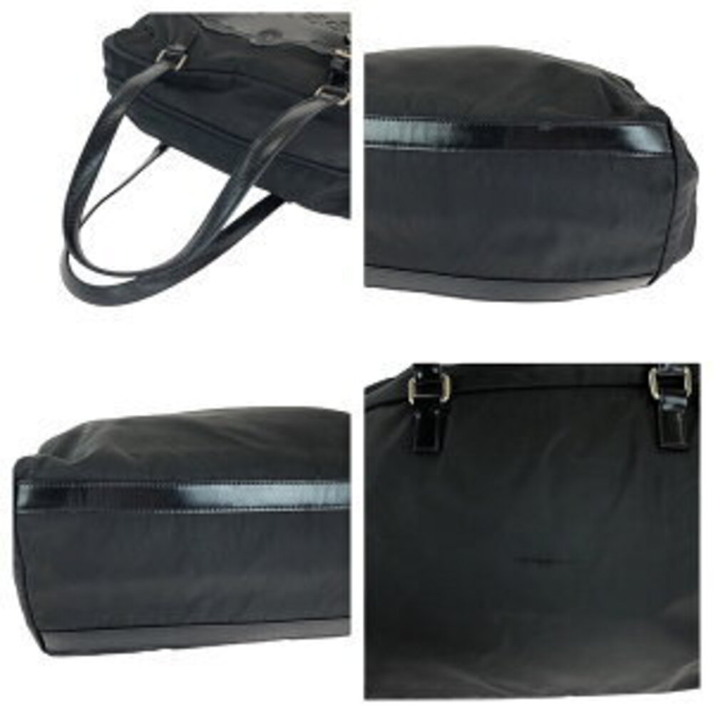 Prada nylon logo shoulder black Tessuto bag Boston - Picture 5 of 10